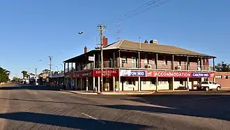 het 'Commercial Hotel' uit 1910