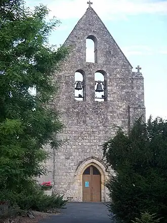 De kerk in Born-de-Champs