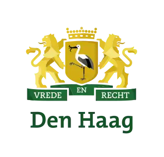 Logo gemeente Den Haag sinds 2013. Ontworpen door Ontwerpwerk, De