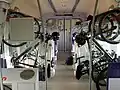 Fietsruimte in een TER Picardie-trein.