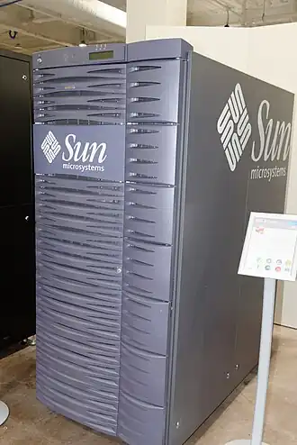 Sun Fire 15K in het Computer Museum of America
