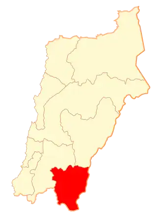 Kaart van Alto del Carmen