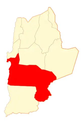 Kaart van Antofagasta