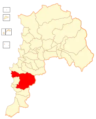 Kaart van Casablanca