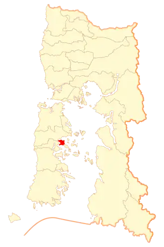 Kaart van Curaco de Vélez