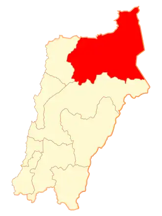 Kaart van Diego de Almagro