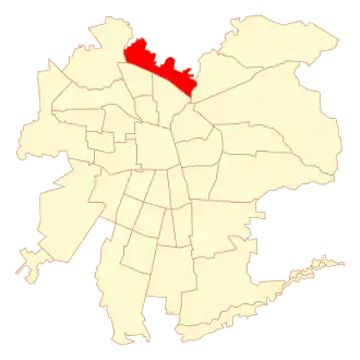 Kaart van Huechuraba