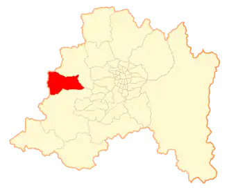 Kaart van María Pinto