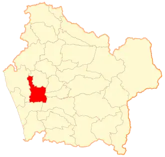 Kaart van Nueva Imperial