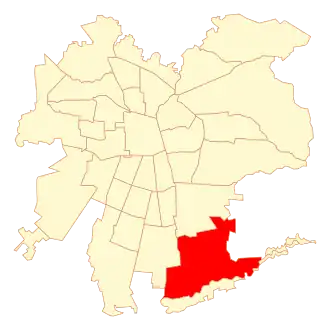 Kaart van Puente Alto