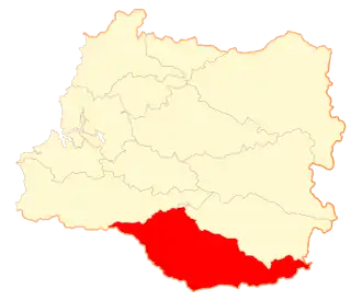 Kaart van Río Bueno