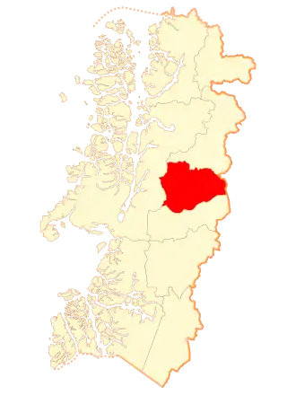 Kaart van Río Ibáñez