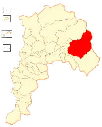 Kaart van San Esteban