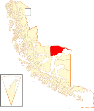 Kaart van San Gregorio