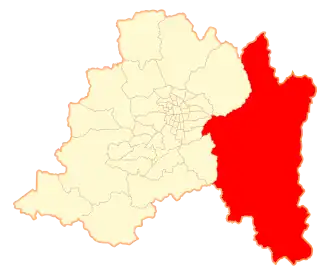 Kaart van San José de Maipo