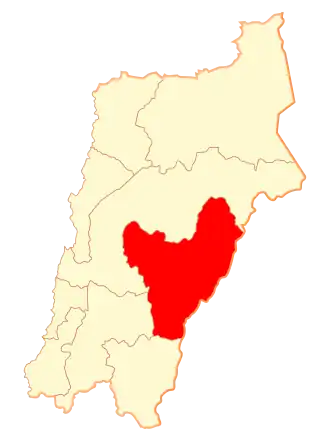 Kaart van Tierra Amarilla