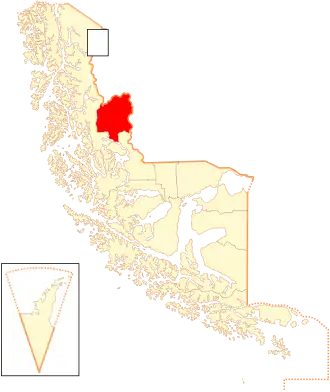 Kaart van Torres del Paine