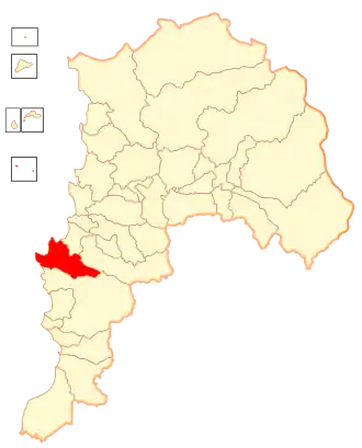 Kaart van Valparaíso