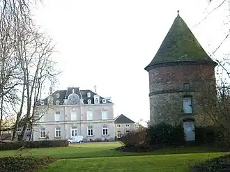 Het Kasteel van Pas d'Authie met duiventoren