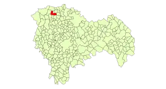 Kaart van Condemios de Arriba