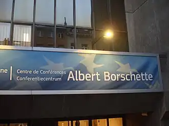het naar Albert Borschette genoemde conferentiecentrum in Brussel