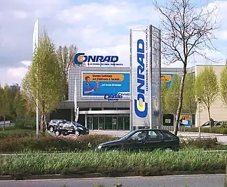 Het filiaal van Conrad in Hamburg