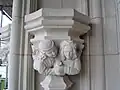 Een console t.b.v. een niet aanwezig heiligenbeeld aan de Sint-Janskathedraal, 's Hertogenbosch.
