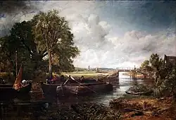 View on the Stour near Dedham, 1822
