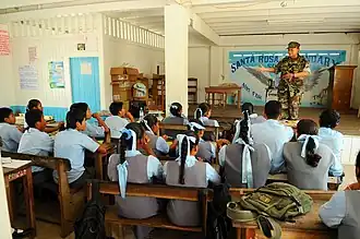 De middelbare school van Santa Rosa