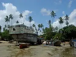 Bouw en reparatie van dhows in Zanzibar