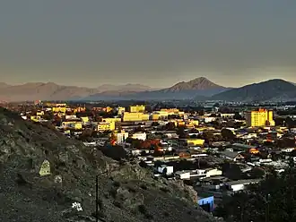 Uitzicht op Copiapó