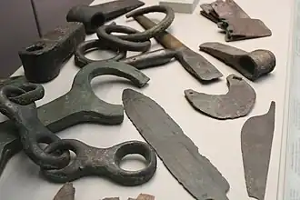 Werktuigen van koperlegeringen uit Tell Sifr