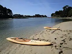 Peddelsurfplanken van hout