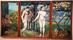 Triptiek met Adam en Eva (1935)