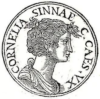 Cornelia volgens de Promptuarii Iconum Insigniorum
