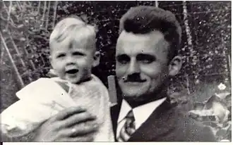 Cornelis Verduijn met zoon