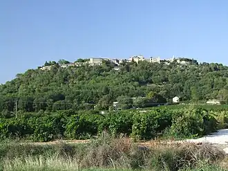 Gezicht op Cornillon