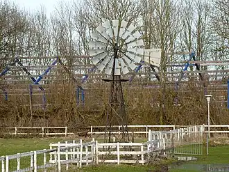 De windmotor van Cornjum in 2010