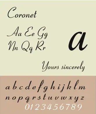 Voorbeeld van Coronet