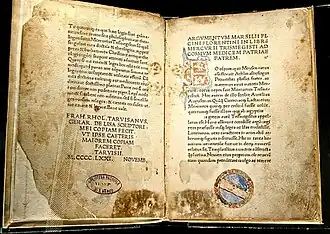 Corpus Hermeticum (1e druk 1471)