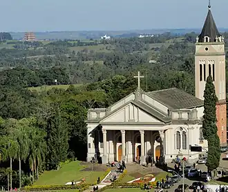 Katholieke kerk Corpus Christi in Vale Veneto in de gemeente São João do Polêsine