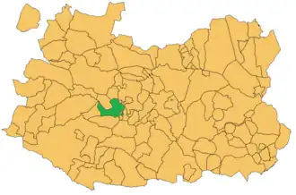 Kaart van Corral de Calatrava