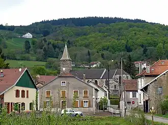 Gezicht op Corravillers