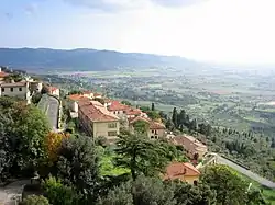 Uitzicht vanuit Cortona