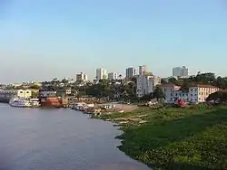 Uitzicht over Corumbá