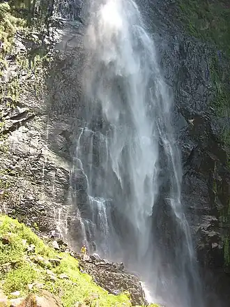 De waterval Cachoeira do Salto Grande in de gemeente Corupá