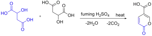 Synthese van coumalinezuur