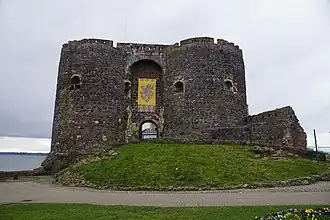 Carrickfergus Castle: het dertiende-eeuwse poortgebouw