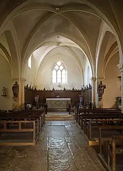 Interieur van de kerk