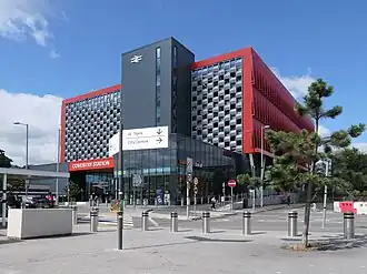 Stationsgebouw, juli 2024